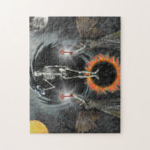 Nigredo Traditional Alchemy Putrefaction Black Sun Legpuzzel (Verticaal)