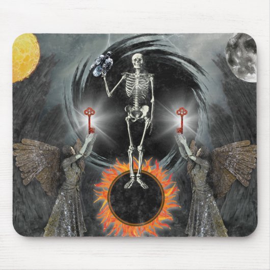 Nigredo Traditional Alchemy Putrefaction Black Sun Muismat (Voorkant)