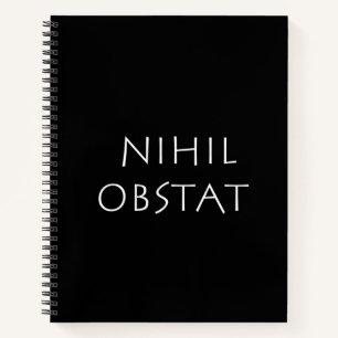 Nihil obstat notitieboek