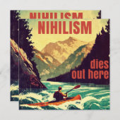 Nihilisme sterft hier door kajakken (Voorkant / Achterkant)