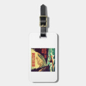 Nihilisme sterft hier door kajakken bagagelabel (Voorkant verticaal)