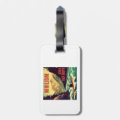 Nihilisme sterft hier door kajakken bagagelabel (Achterkant verticaal)