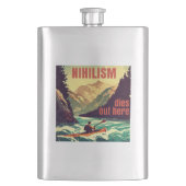 Nihilisme sterft hier door kajakken flacon (Voorkant)