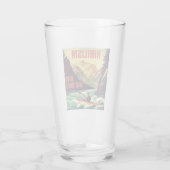 Nihilisme sterft hier door kajakken glas (Achterkant)