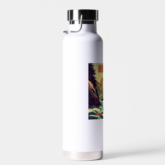 Nihilisme sterft hier door kajakken waterfles (Rechts)