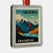 Nihilisme sterft hier op hol metalen ornament (Rechts)