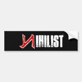 Nihilist Bumpersticker (Voorkant)