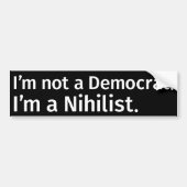 Nihilist Sticker (Voorkant)