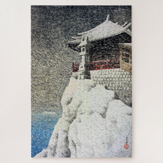Nihon Fūkei Senshhet Abuto no Kannon Kawase Hasui Legpuzzel (Verticaal)