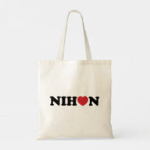 Nihon Love Hart Tote Bag (Achterkant)