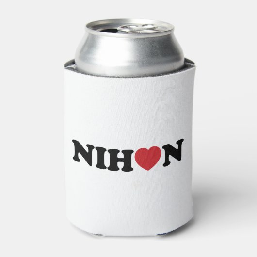 Nihon Love Heart Blikjeskoeler (Blikje Voorkant)