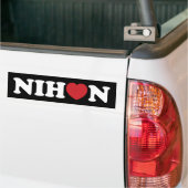 Nihon Love Heart Bumpersticker (Op Truck)