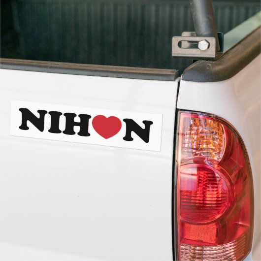 Nihon Love Heart Bumpersticker (Op Truck)