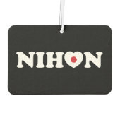 Nihon Love Heart Flag Air Freshener Luchtverfrisser (Achterkant)