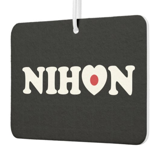 Nihon Love Heart Flag Air Freshener Luchtverfrisser (Links)