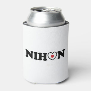 Nihon Love Heart Flag Blikjeskoeler