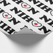Nihon Love Heart Flag Cadeaupapier (Hoek)