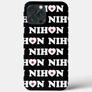 Nihon Love Heart Flag Hoesje-Mate iPhone Case