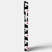 Nihon Love Heart Flag Hoesje-Mate iPhone Case (Achterkant / Links)