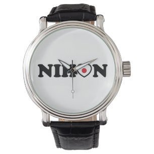 Nihon Love Heart Flag Horloge