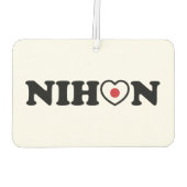 Nihon Love Heart Flag Luchtverfrisser (Achterkant)