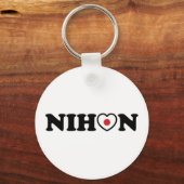 Nihon Love Heart Flag Sleutelhanger (Voorkant)