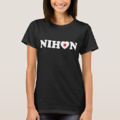 Nihon Love Heart Flag T-Shirt (Voorkant)