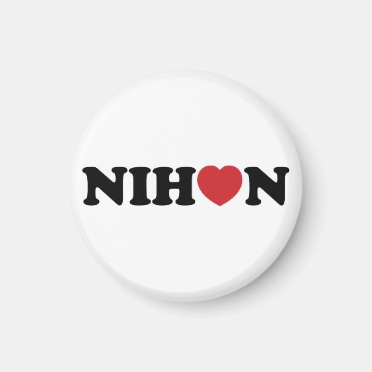 Nihon Love Heart Magneet (Voorkant)
