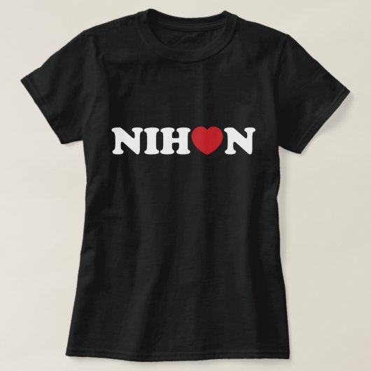 Nihon Love Heart T-Shirt (Design voorkant)