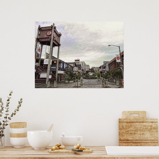 NIHON MACHI - JAPAN TOWN - SAN FRANCISCO POSTER (Keuken)