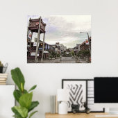 NIHON MACHI - JAPAN TOWN - SAN FRANCISCO POSTER (Thuiskantoor)