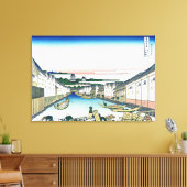 Nihonbashi Bridge in Edo Canvas Afdruk (Insitu (Woonkamer))
