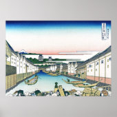 Nihonbashi Bridge in Edo Poster (Voorkant)