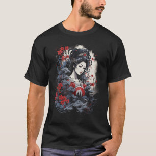 Nihonga Japan Traditionele kunst Japanse kleding D T-shirt