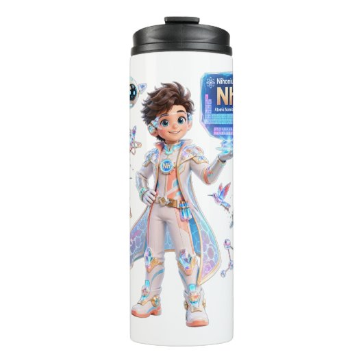 Nihonium (Nh) – ATOMIVRA™ COLLECTIE Thermosbeker (Voorkant)