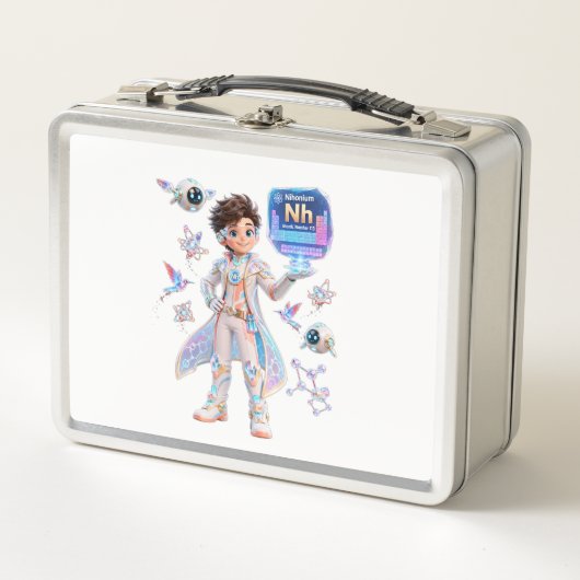 # Nihonium (Nh) – Atoom | ATOMIVRA™ Collectie (Voorkant)