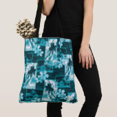 Niihau Island Hawaiian Plumeria Palms Beach Tote Bag (Dichtbij)
