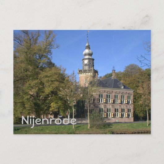 Nijenrode kasteel briefkaart (Voorkant)
