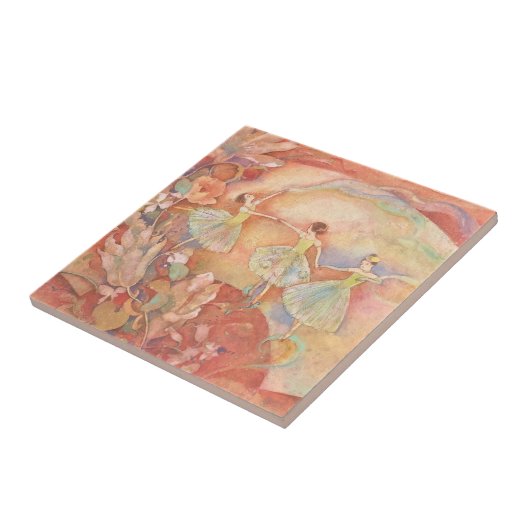 Nijino-Odori: A Rainbow Dance Tegeltje (Zijkant)