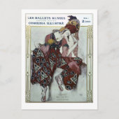 Nijinsky dans La Peri - Ballets Russes Briefkaart (Voorkant)
