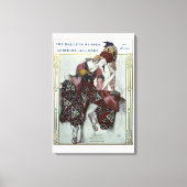 Nijinsky dans La Peri - Ballets Russes Canvas Afdruk (Voorkant)