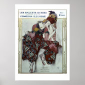 Nijinsky dans La Peri - Ballets Russes Poster (Voorkant)