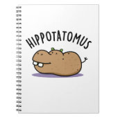 Nijl-potato-mus Grappige Nijlpaard Woordspeling Notitieboek (Voorkant)