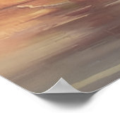 Nijl Zonsondergang Feluccas Kunst Poster (Hoek)