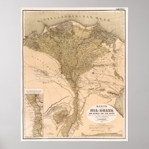  Nijldelta 1859 Poster