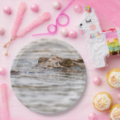 Nijlkrokodil Papieren Bordje (Feest)