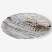 Nijlkrokodil Papieren Bordje (Gekanteld)