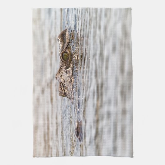 Nijlkrokodil Theedoek (Verticaal)