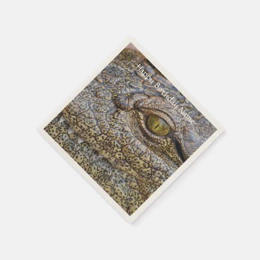 Nijlkrokodil uit Afrika Servetten (Hoek)