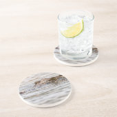 Nijlkrokodil Zandsteen Onderzetter (Zijkant)